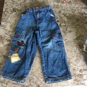 Cargo construction jeans